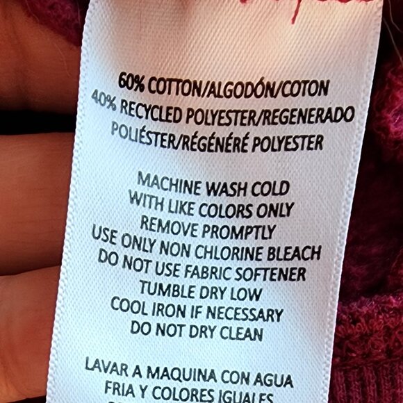 Calvin Klein Performance Pink/Black Zip-Up Hooded Sweatshirt Size Large - Picture 10 of 14